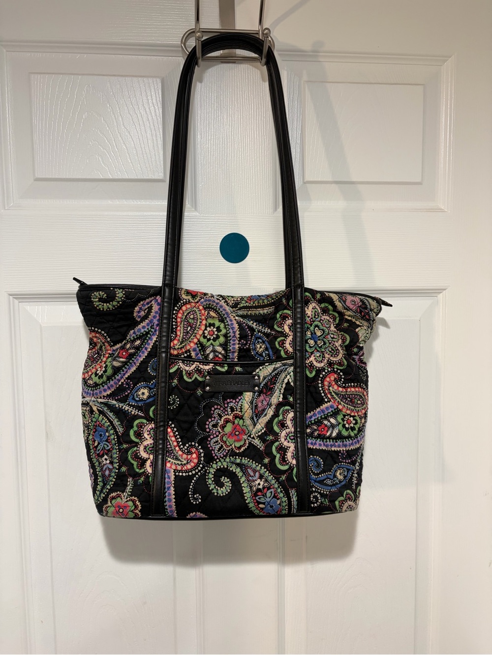 VERA BRADLEY Quilted Shoulder/Tote Bag in Retired Kiev Paisley